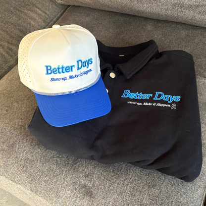 Show Up Heavyweight Polo Sweatshirt