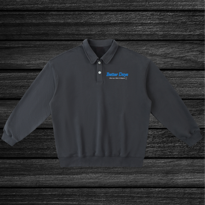Show Up Heavyweight Polo Sweatshirt