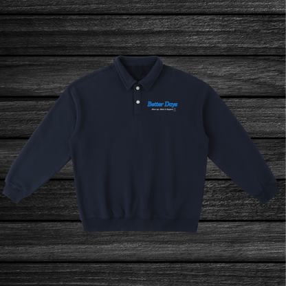 Show Up Heavyweight Polo Sweatshirt