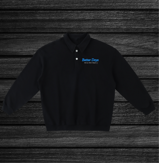Show Up Heavyweight Polo Sweatshirt