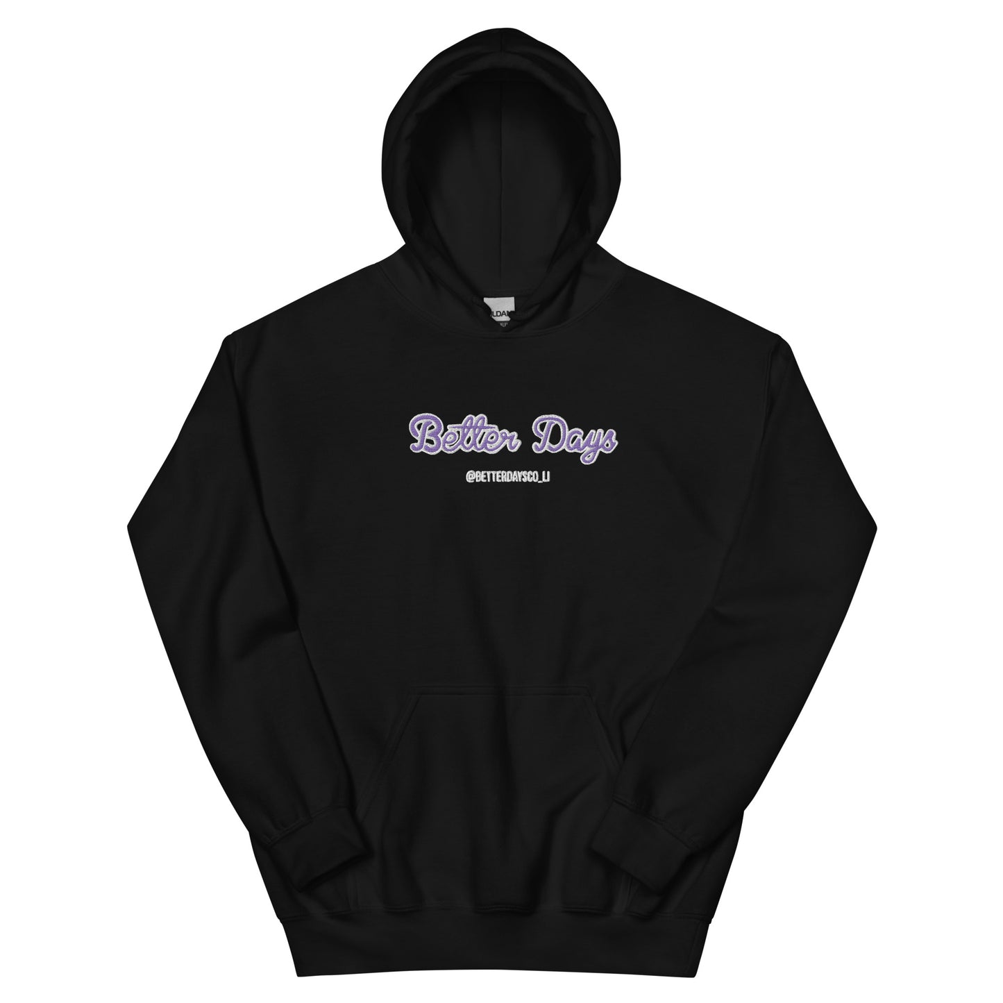 Long Island Lifestyle Embroidered Hoodie - Better Days Company Long Island: Roller Hockey & Golf Lifestyle Wear