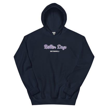 Long Island Lifestyle Embroidered Hoodie - Better Days Company Long Island: Roller Hockey & Golf Lifestyle Wear